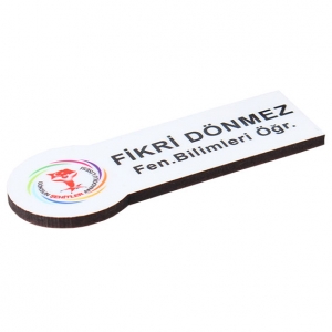 - Sublimasyon HDF Anahtar Yaka İsimliği 3x7.5 cm  - Sublimasyon HDF Anahtar Yaka İsimliği 3x7.5 cm