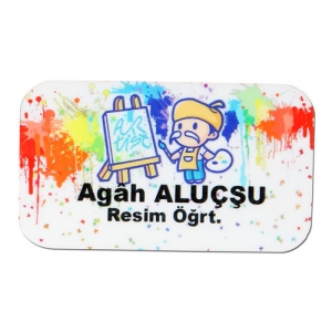 - Sublimasyon HDF Dikdörtgen Yaka İsimliği 4x7 cm (1)  - Sublimasyon HDF Dikdörtgen Yaka İsimliği 4x7 cm (1)