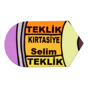 - Sublimasyon HDF Kalem Yaka İsimliği 3.5x6 cm (1)  - Sublimasyon HDF Kalem Yaka İsimliği 3.5x6 cm (1)