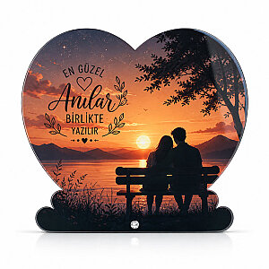 Sublimasyon HDF Kalp Çerçeve 19x23 cm (1)