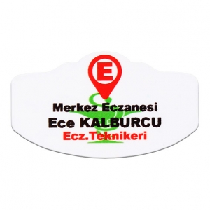 - Sublimasyon HDF Kubbeli Dikdörtgen Yaka İsimliği 4x7 cm (1)  - Sublimasyon HDF Kubbeli Dikdörtgen Yaka İsimliği 4x7 cm (1)