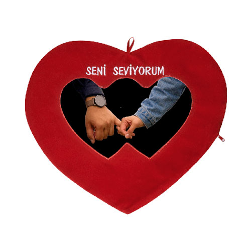 - Sublimasyon Kalp Aşk Yastığı - Seni Seviyorum (1)  - Sublimasyon Kalp Aşk Yastığı - Seni Seviyorum (1)