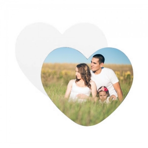 - Sublimasyon Kalp Magnet 7x8 cm  - Sublimasyon Kalp Magnet 7x8 cm