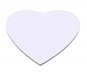 Sublimasyon Kalp Mouse Pad 3 mm - 19,5x19 cm - 3