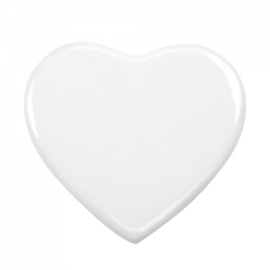 - Sublimasyon Kalp Seramik 12.5 cm - İthal (1)  - Sublimasyon Kalp Seramik 12.5 cm - İthal (1)