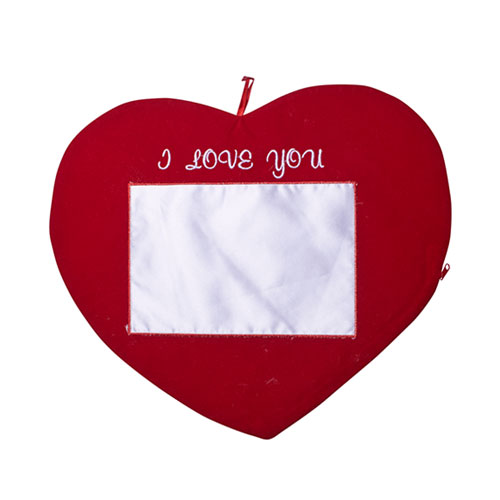- Sublimasyon Kırmızı Kalp Yastık - I love You (1)  - Sublimasyon Kırmızı Kalp Yastık - I love You (1)