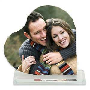 - Sublimasyon Kristal Beyaz Kalp Plaket 1011  - Sublimasyon Kristal Beyaz Kalp Plaket 1011