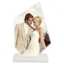 - Sublimasyon Beyaz Kristal Plaket 1019  - Sublimasyon Beyaz Kristal Plaket 1019