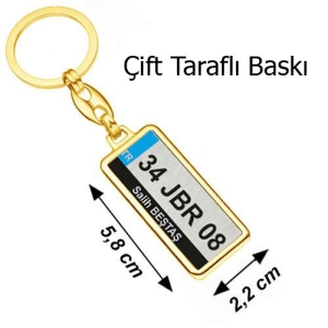 - Sublimasyon Altın Krom Anahtarlık- Çift Taraflı (1)  - Sublimasyon Altın Krom Anahtarlık- Çift Taraflı (1)