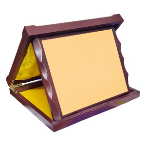 - Sublimasyon Lüks Ahşap Kutulu Plaket 23x28 cm  - Sublimasyon Lüks Ahşap Kutulu Plaket 23x28 cm