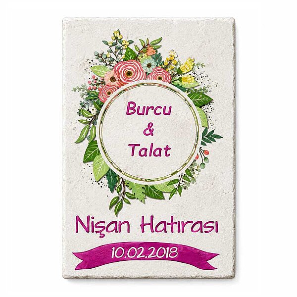 Sublimasyon Taş Magnet 5x8 cm - 5