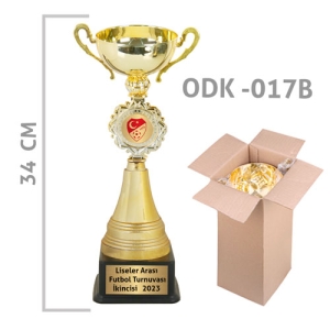 - Sublimasyon Mastery Ödül Kupası 34 cm (Orta Boy)  - Sublimasyon Mastery Ödül Kupası 34 cm (Orta Boy)