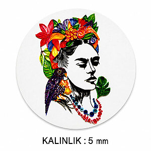 Sublimasyon Eko. MDF Bardak Altlığı 5 mm - Yuvarlak