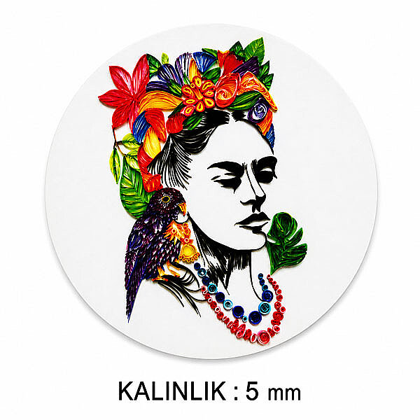 Sublimasyon Eko. MDF Bardak Altlığı 5 mm - Yuvarlak - 1
