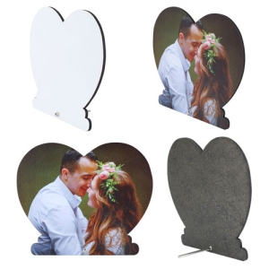 - Sublimasyon MDF Kalp Çerçeve 19x23 cm (1)  - Sublimasyon MDF Kalp Çerçeve 19x23 cm (1)
