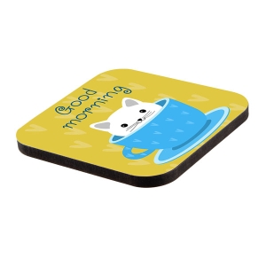  - Sublimasyon MDF Tabanlı Metal Bardak Altlığı - Kare