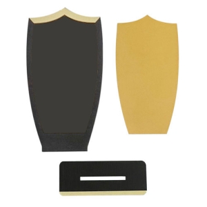 - Sublimasyon Metal Baskılı Ahşap Plaket - Altın Metalli (1)  - Sublimasyon Metal Baskılı Ahşap Plaket - Altın Metalli (1)