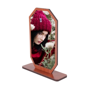 - Sublimasyon Metal Baskılı Kahverengi Ahşap Plaket  - Sublimasyon Metal Baskılı Kahverengi Ahşap Plaket
