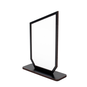 - Sublimasyon Metal Baskılı Siyah Ahşap Plaket - Beyaz Metalli (1)  - Sublimasyon Metal Baskılı Siyah Ahşap Plaket - Beyaz Metalli (1)