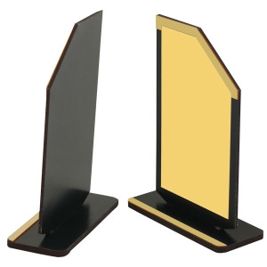 - Sublimasyon Metal Baskılı Siyah Ahşap Plaket - Altın Metalli (1)  - Sublimasyon Metal Baskılı Siyah Ahşap Plaket - Altın Metalli (1)