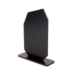 Sublimasyon Metal Baskılı Siyah Ahşap Plaket - Beyaz Metalli - 3