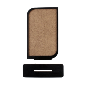 Sublimasyon Metal Baskılı Siyah Ahşap Plaket - Beyaz Metalli - 4