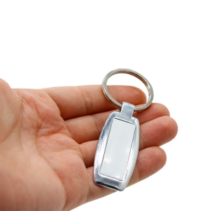 Sublimasyon Metal Krom Dikdörtgen Anahtarlık- Tek Taraflı - 3