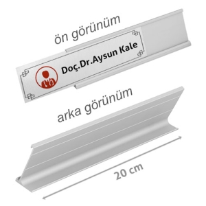 - Sublimasyon Metal Masa İsimliği - Gümüş Metalli (1)  - Sublimasyon Metal Masa İsimliği - Gümüş Metalli (1)