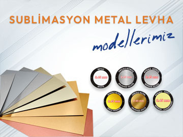 Sublimasyon Metal Levha Modelleri