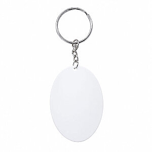 Sublimasyon Metal Oval Anahtarlık 5x3,5 cm