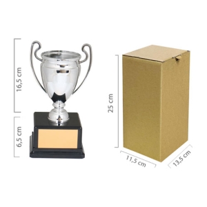 - Sublimasyon Ödül Kupası 23 cm - Gümüş (1)  - Sublimasyon Ödül Kupası 23 cm - Gümüş (1)