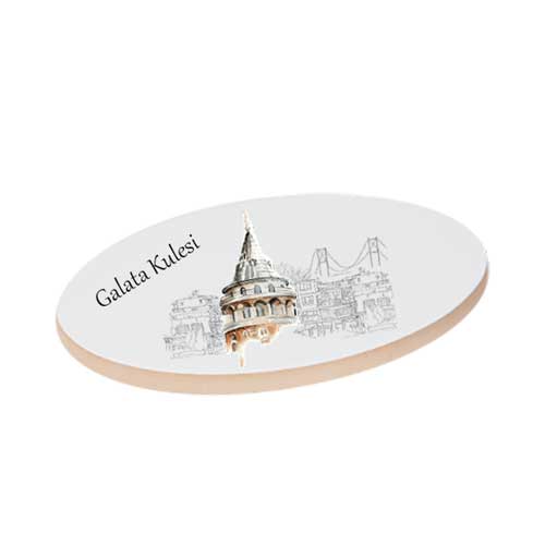 - Sublimasyon Oval Seramik 7.9 x 11.4 cm (1)  - Sublimasyon Oval Seramik 7.9 x 11.4 cm (1)