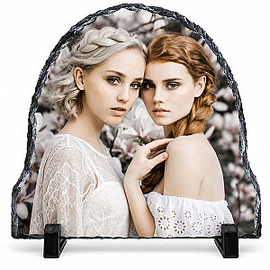 Sublimasyon Oval Taş 30x30 cm - MAT (1)