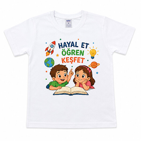 Sublimasyon Pamuk+Polyesyer Tişört (Çocuk) - 2