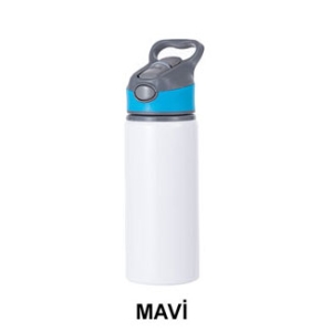 Sublimasyon Pipetli Su Matarası 650 ml  - 7