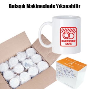- Sublimasyon Porselen Beyaz Kupa - Kutulu (1)  - Sublimasyon Porselen Beyaz Kupa - Kutulu (1)