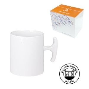 Sublimasyon Porselen Curve Kupa - Kutulu - 3