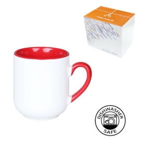 Sublimasyon Porselen Cozy Kırmızı Kupa - Kutulu - 3