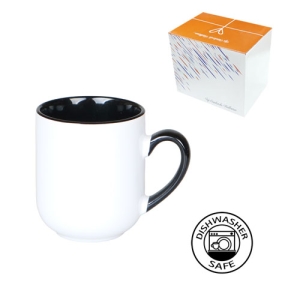 Sublimasyon Porselen Cozy Siyah Kupa - Kutulu - 3