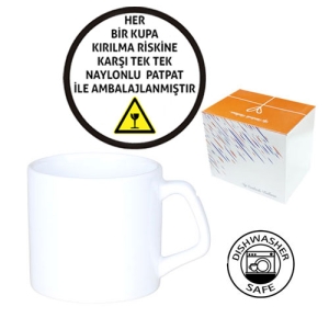 - Sublimasyon Porselen Mocha Beyaz Kupa - Kutulu (1)  - Sublimasyon Porselen Mocha Beyaz Kupa - Kutulu (1)