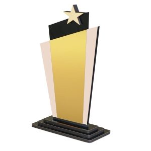 - Sublimasyon Roze Lüks Metal Baskılı Siyah Ahşap Plaket - Altın Metalli  - Sublimasyon Roze Lüks Metal Baskılı Siyah Ahşap Plaket - Altın Metalli