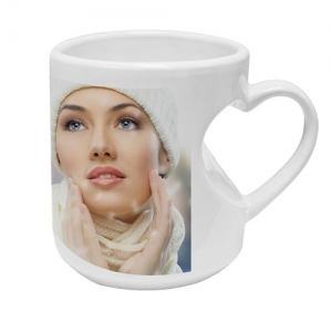 - Sublimasyon Seramik Beyaz Kalp Kupa (1)  - Sublimasyon Seramik Beyaz Kalp Kupa (1)