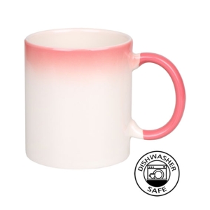 - Sublimasyon Seramik Degrade Pembe Kupa - Kutulu (1)  - Sublimasyon Seramik Degrade Pembe Kupa - Kutulu (1)