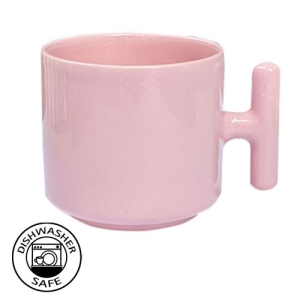 Sublimasyon Seramik Pembe Latte Kupa - Kutulu - 3