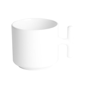 - Sublimasyon Seramik Beyaz Kulplu Latte Kupa - Kutulu  - Sublimasyon Seramik Beyaz Kulplu Latte Kupa - Kutulu