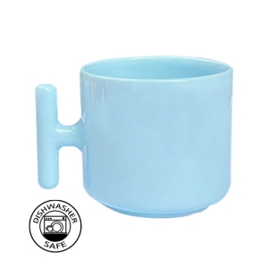 Sublimasyon Seramik Mavi Latte Kupa - Kutulu - 3