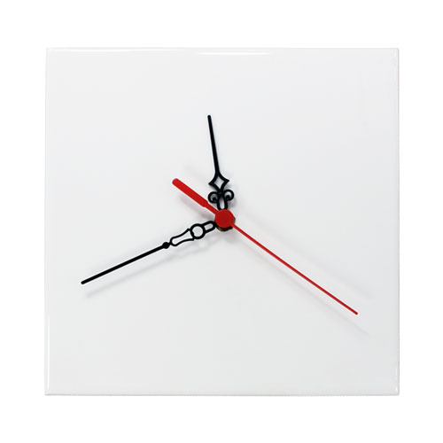 - Sublimasyon Seramik Saat 20x20 cm  - Sublimasyon Seramik Saat 20x20 cm