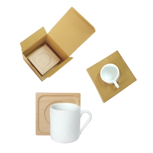  - Sublimasyon Seramik Türk Kahve Fincanı - Ahşap Tabaklı (1)