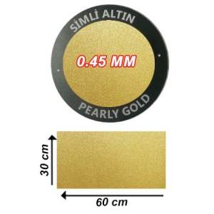 - Sublimasyon Simli Altın Metal 30x60 cm 0,45 mm  - Sublimasyon Simli Altın Metal 30x60 cm 0,45 mm