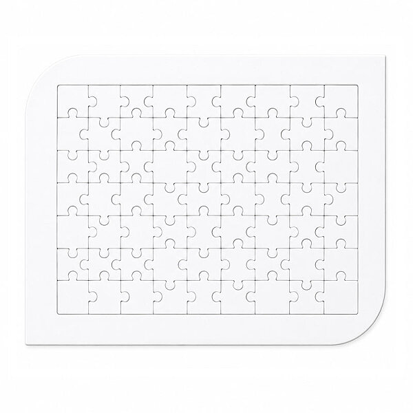 Sublimasyon Su Damlası A4 Puzzle  63 Parça - 1